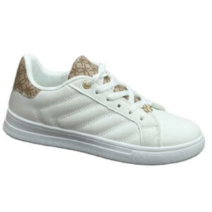 Γυναικεία Sneakers White-Brown OX-2509 SNEAKERS