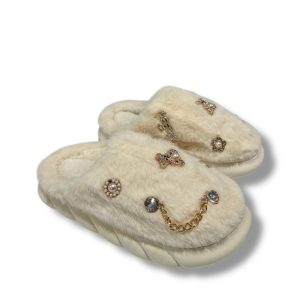 Παντόφλες γούνινες Μπέζ 45610